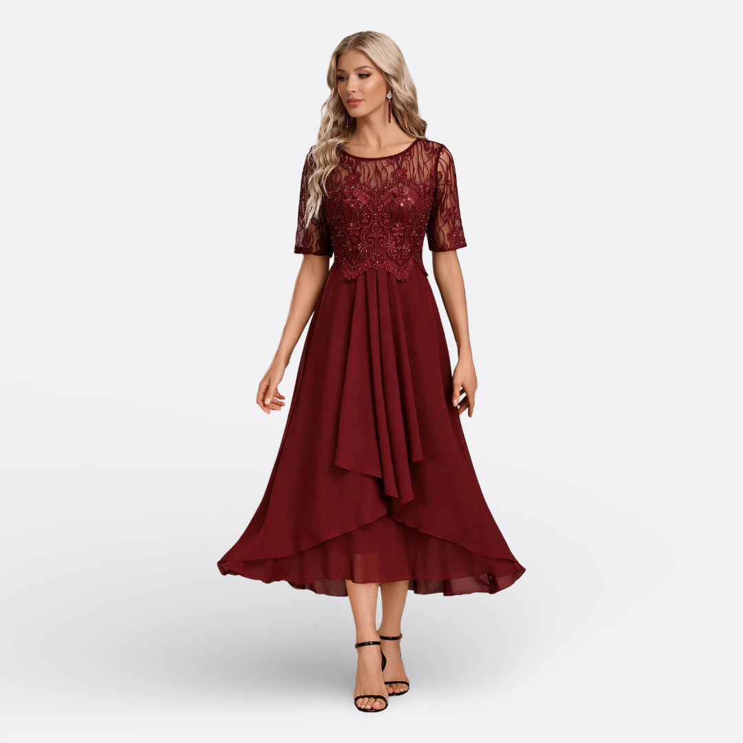 Gaëlle - Robe Midi Dentelle