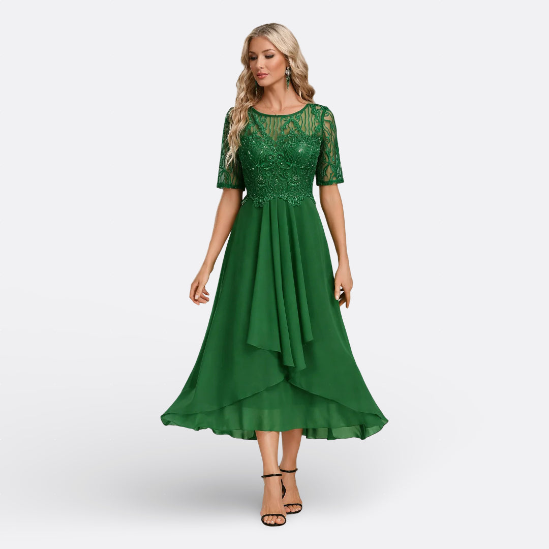 Gaëlle - Robe Midi Dentelle