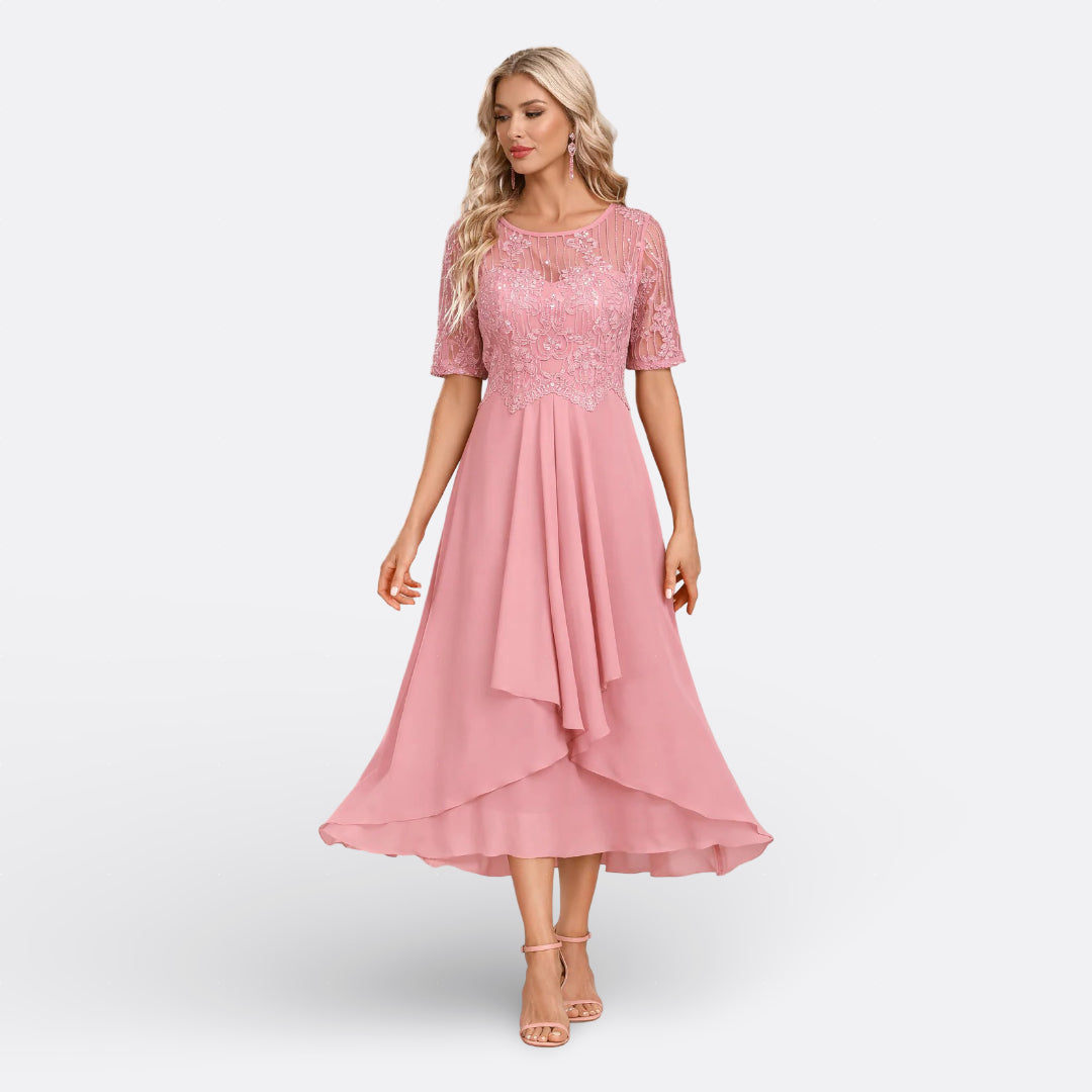 Gaëlle - Robe Midi Dentelle