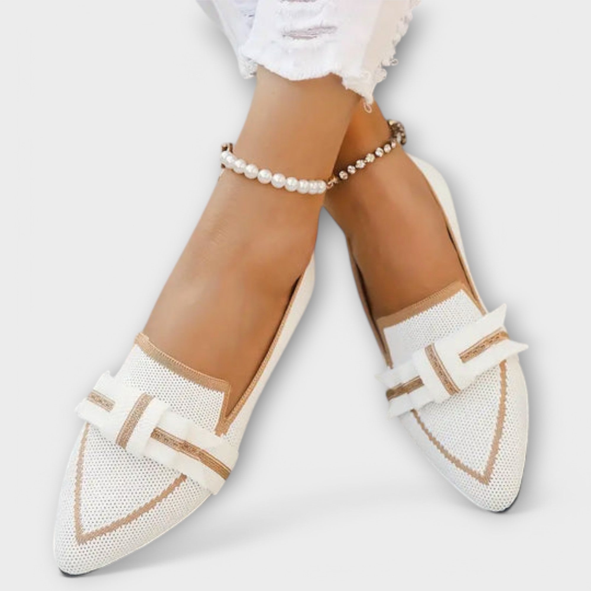 Jeanne - Chaussures Plates Nœud