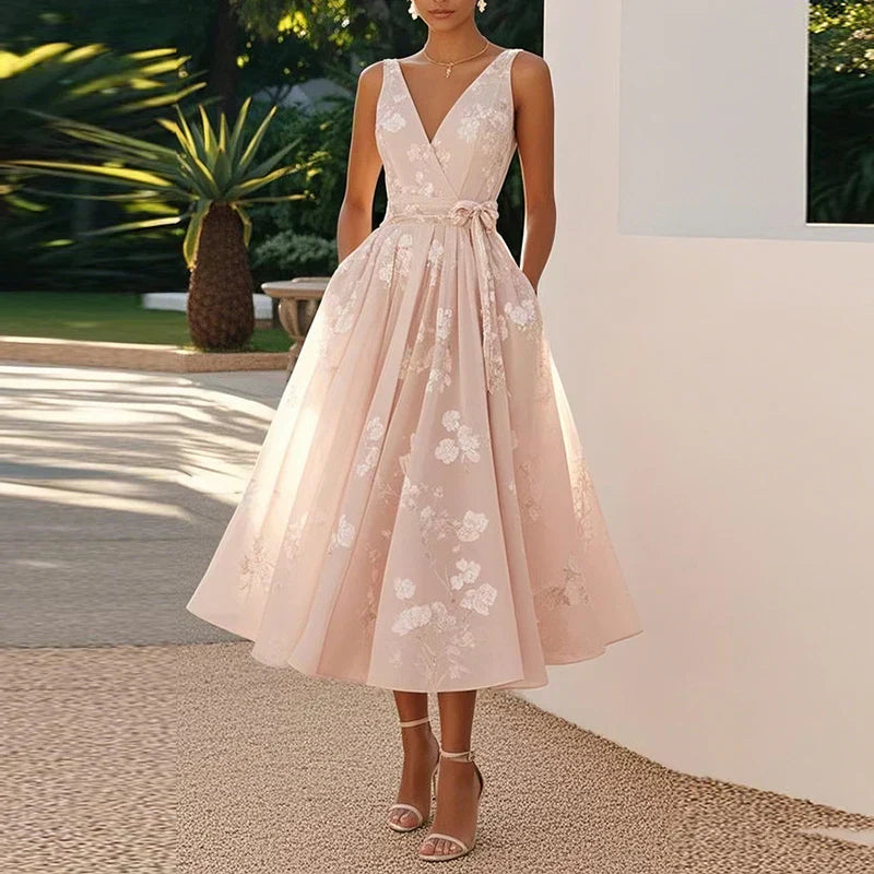 Amélie - Robe Midi Élégante