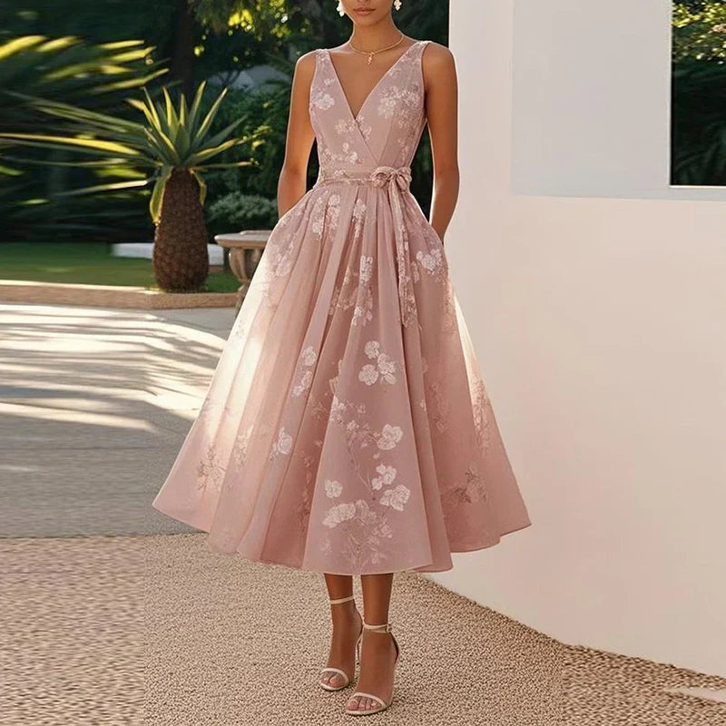 Amélie - Robe Midi Élégante