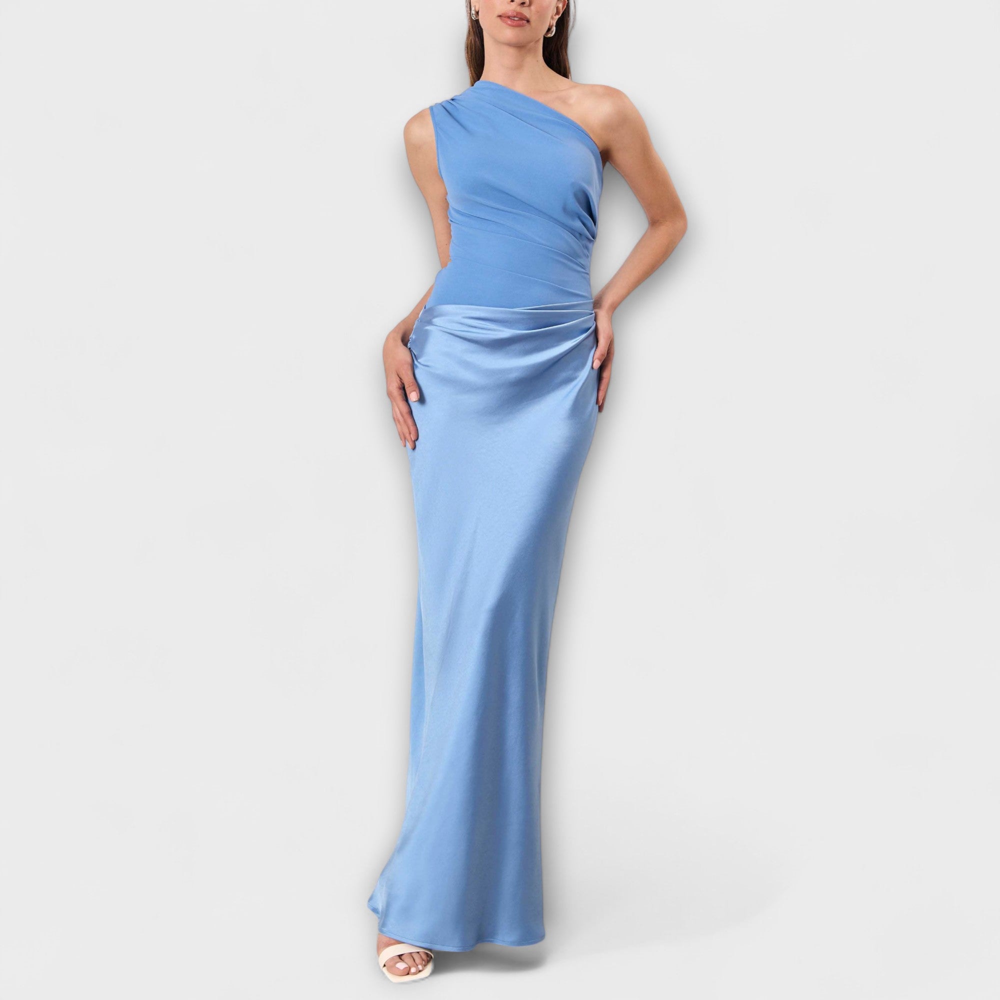 Anaïs - Robe Asymétrique Satinée