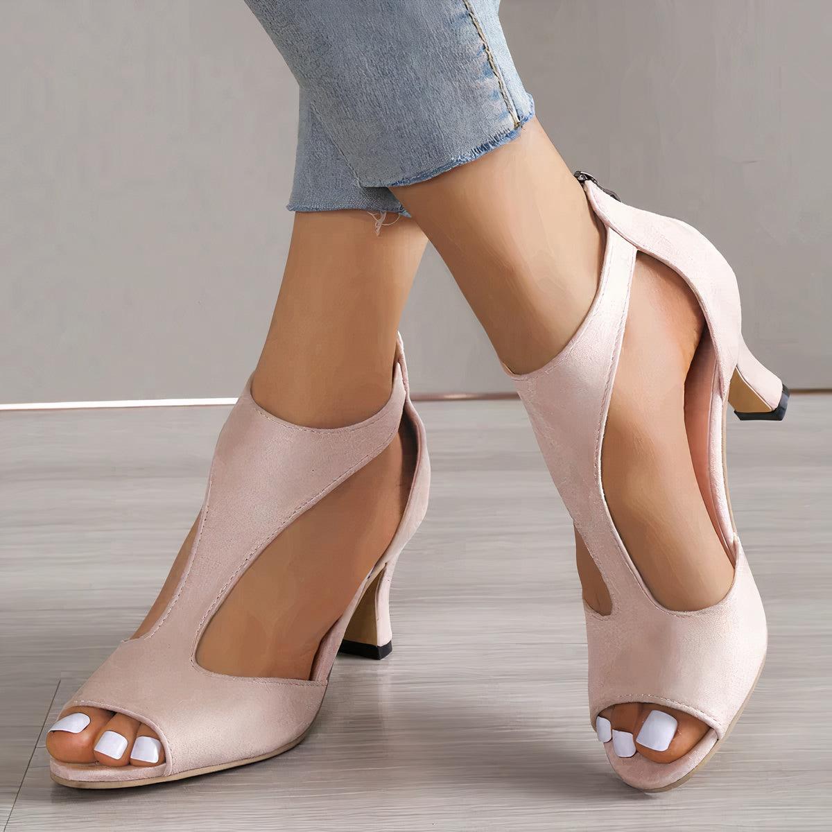 Anaïs - Sandales à Talons Ouverts