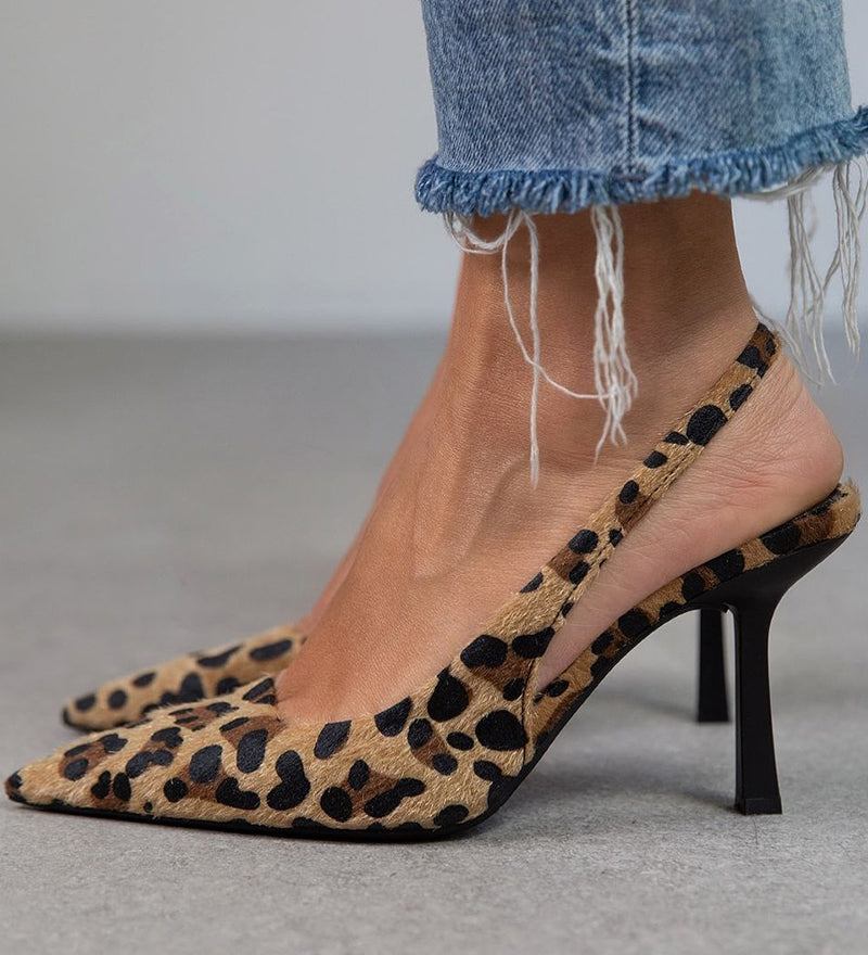 Anaïs - Talons Imprimé Léopard