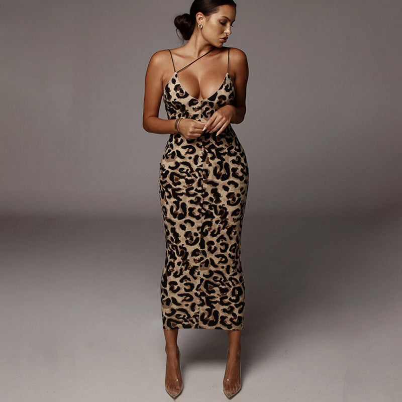 Céline - Robe Ajustée Léopard