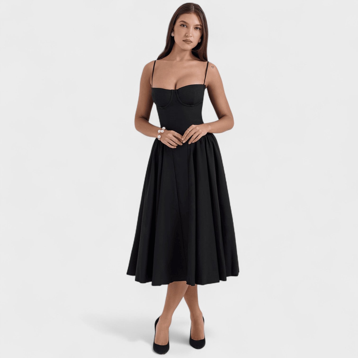 Maëva - Robe Midi Corset