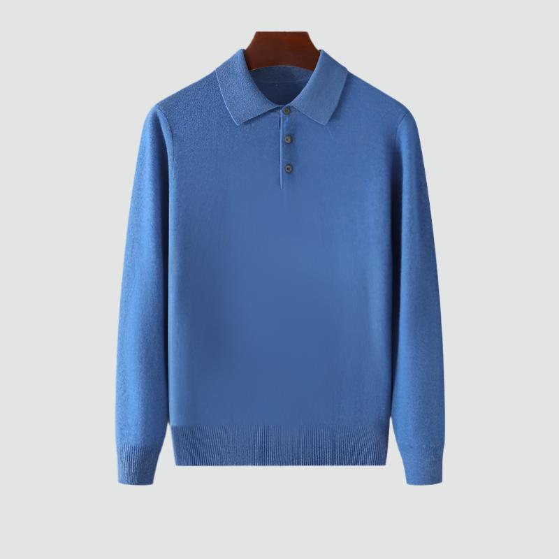 Inès - Pull Polo Laine