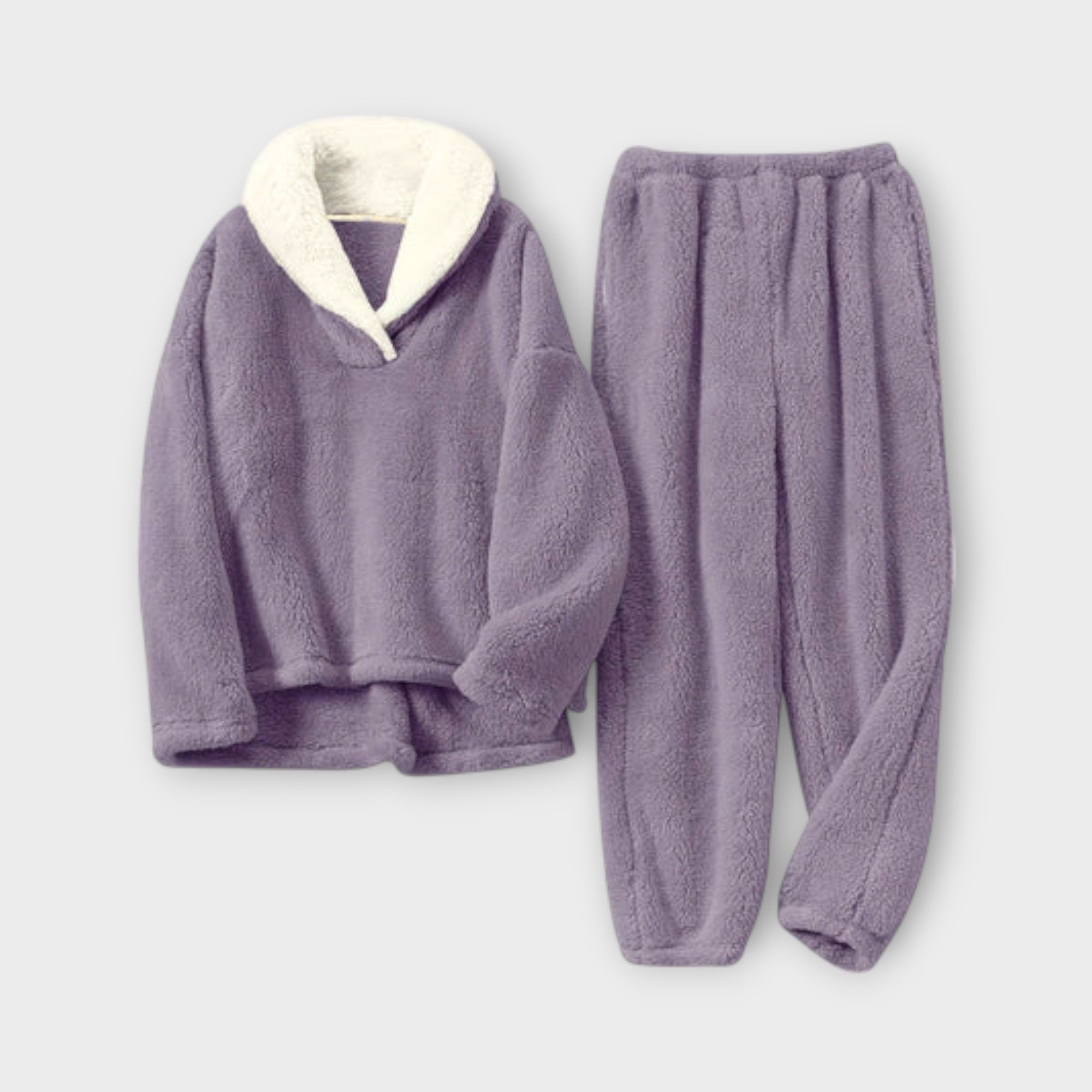 Sarah - Ensemble Flanelle Élégant