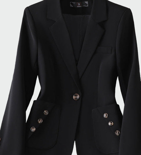 Anaïs - Manteau Élégant Minimaliste