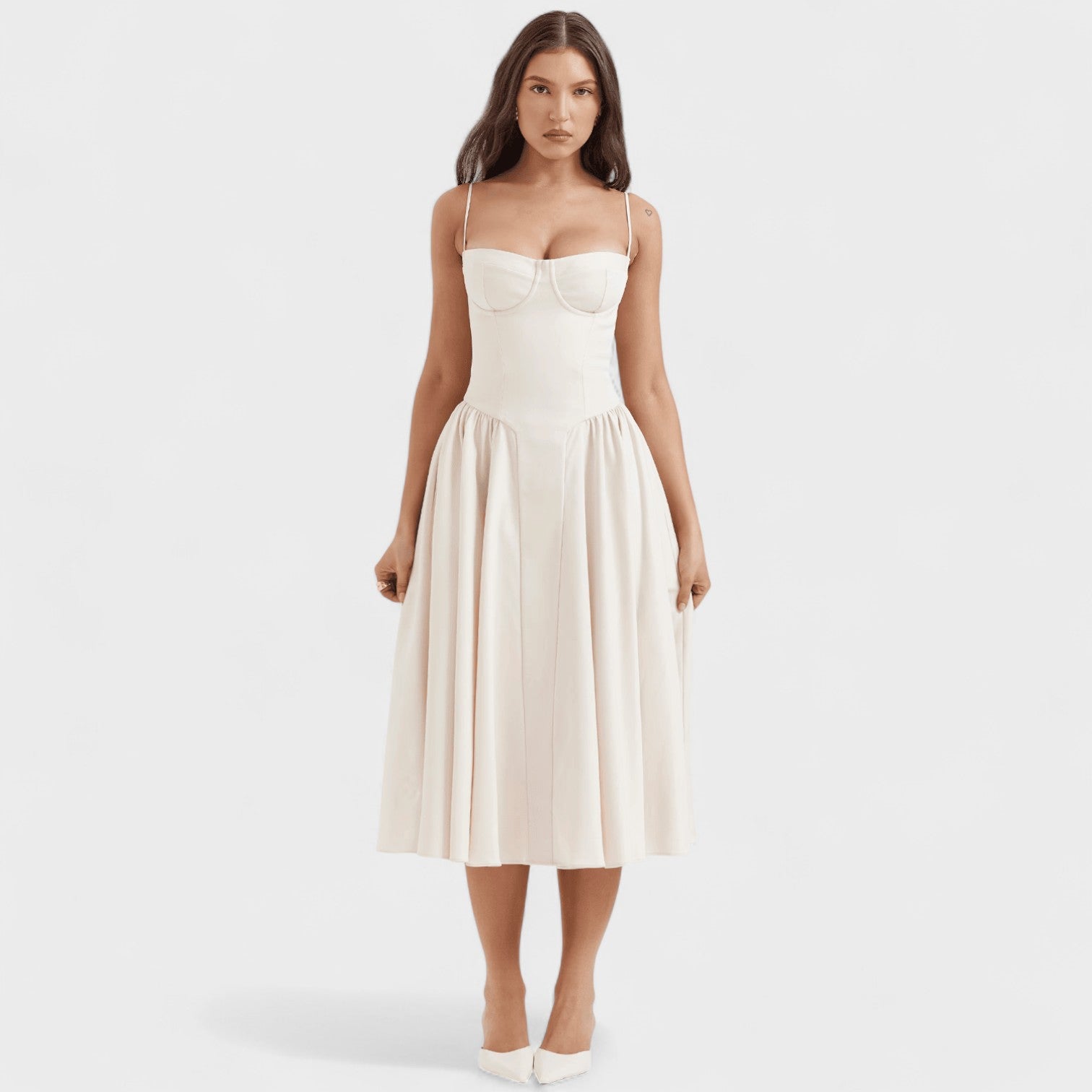 Maëva - Robe Midi Corset