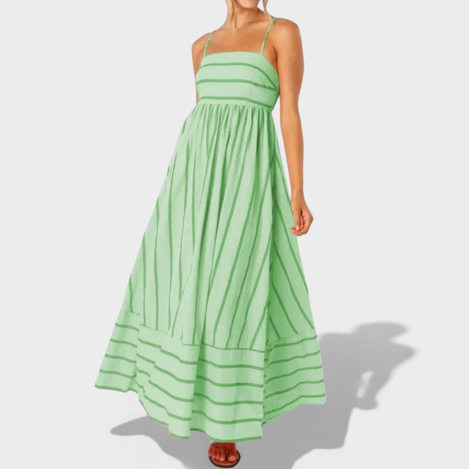 Inès - Robe Longue Élégante