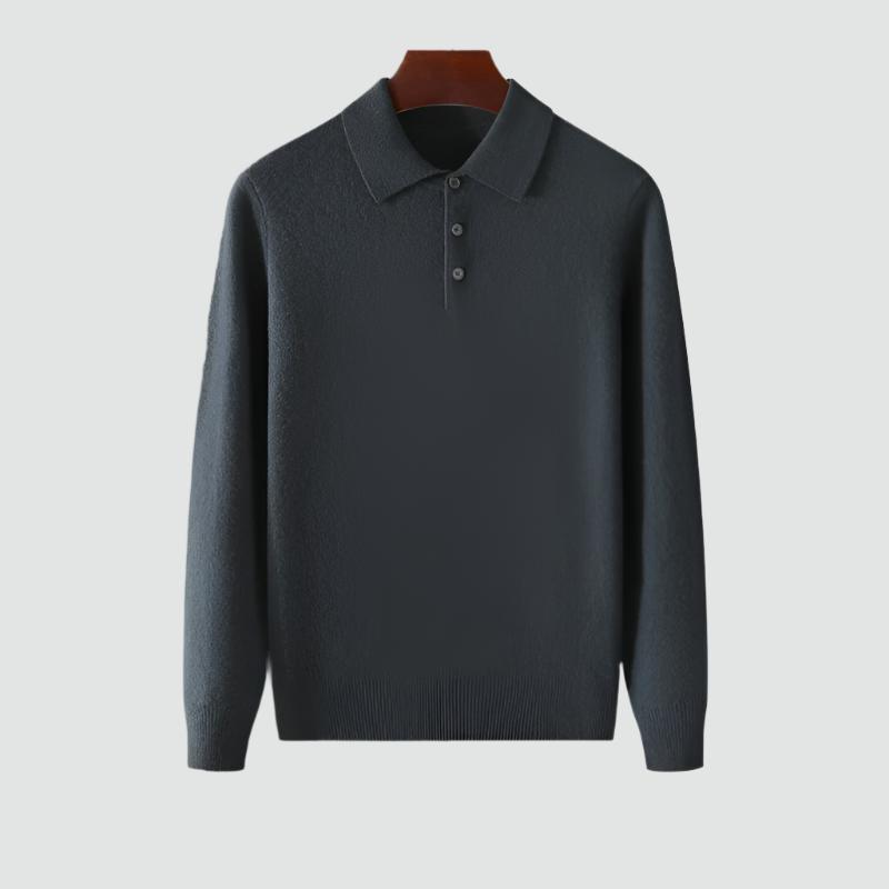 Inès - Pull Polo Laine