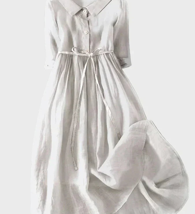 Justine - Robe Élégante Col
