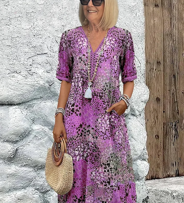 Inès - Robe Midi Élégante