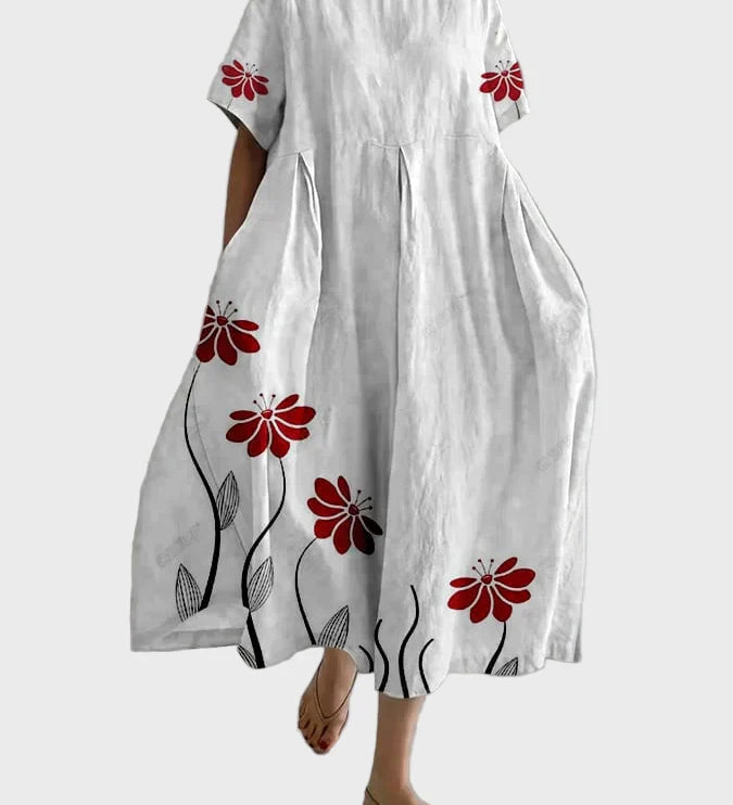 Gaëlle - Robe Midi Fleurie