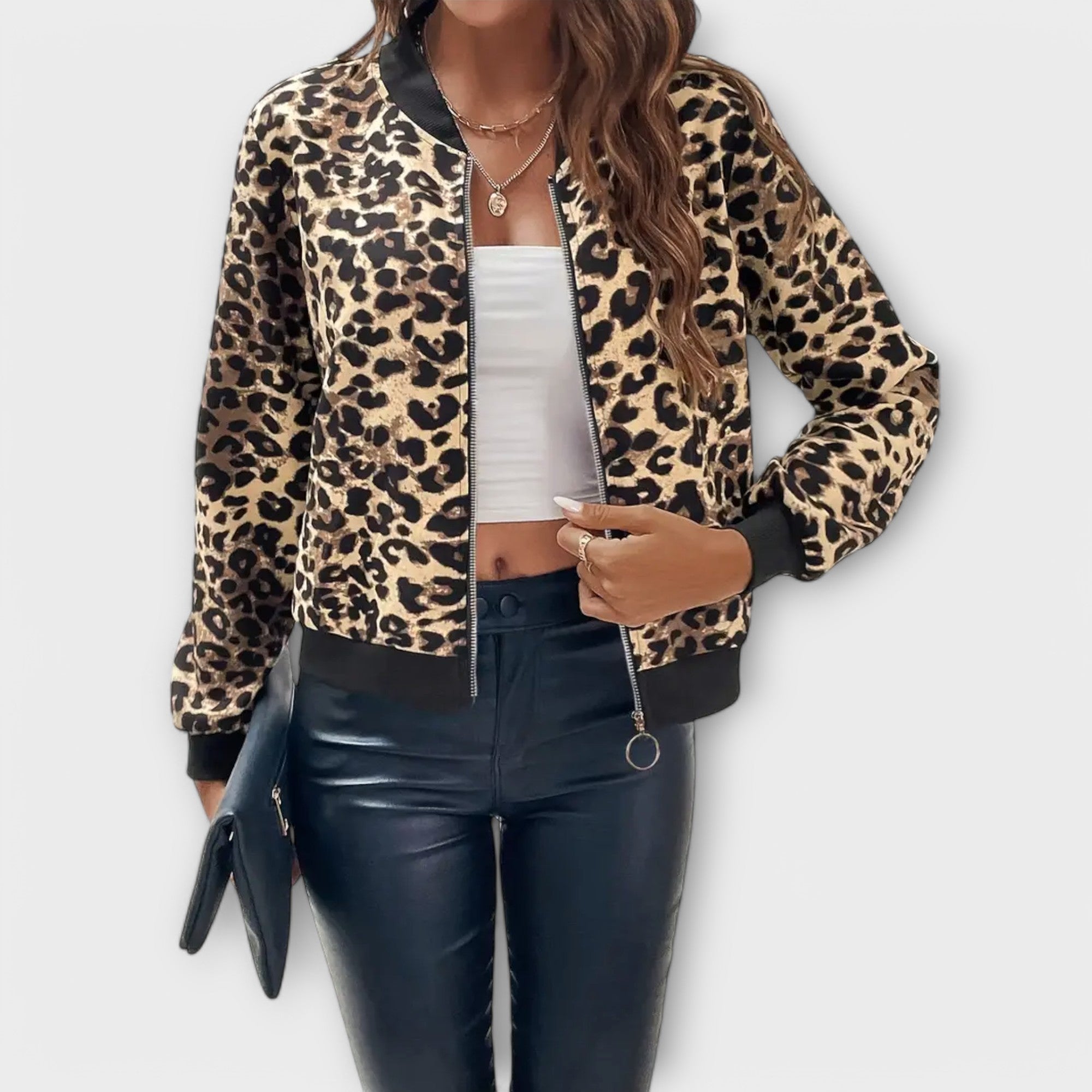 Margot - Veste Élégante Léopard
