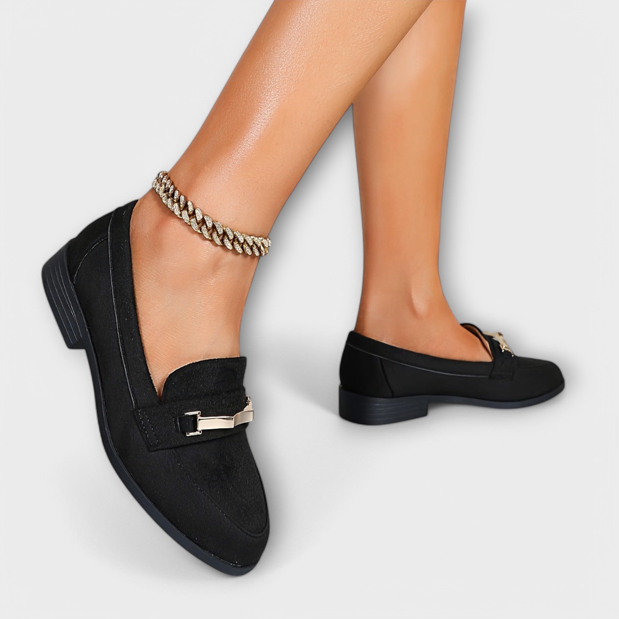 Inès - Mocassins Flanelle Élégants