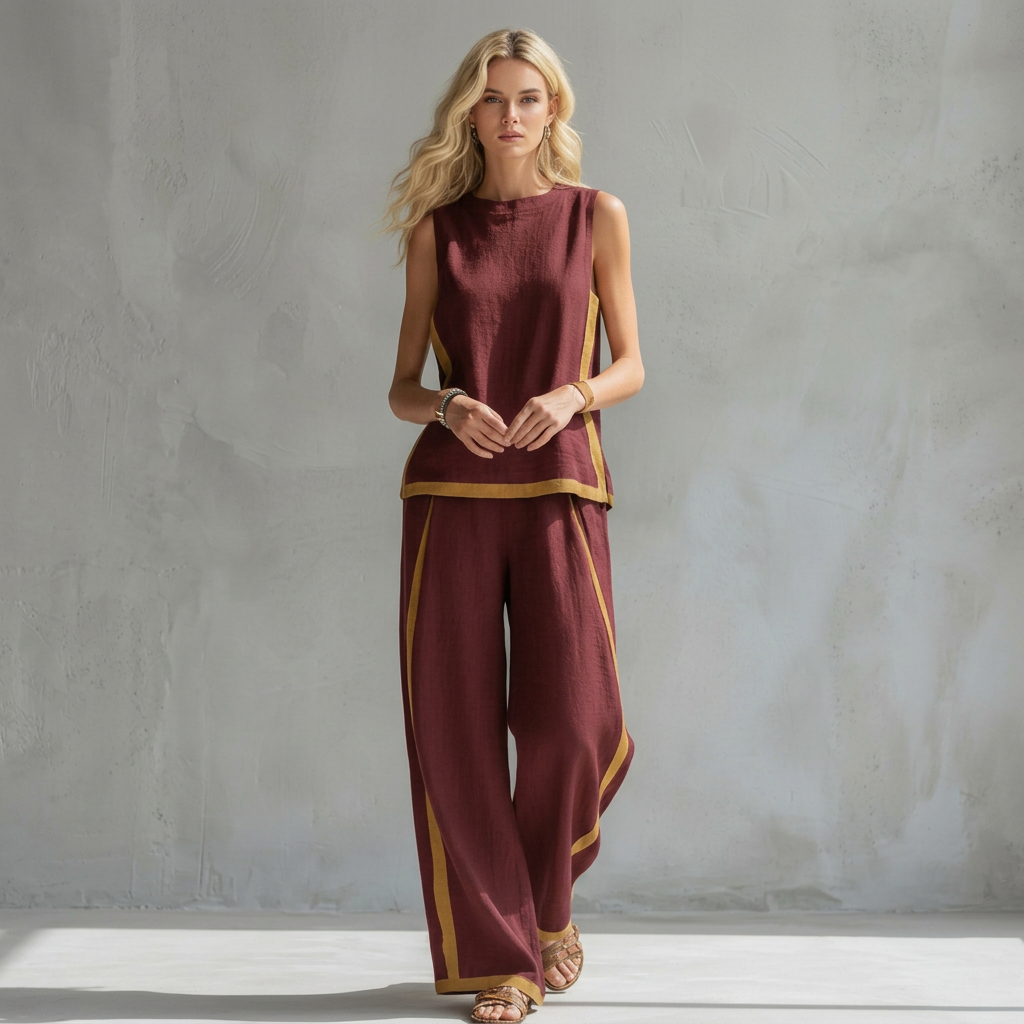 Clara - Ensemble Élégant Lin