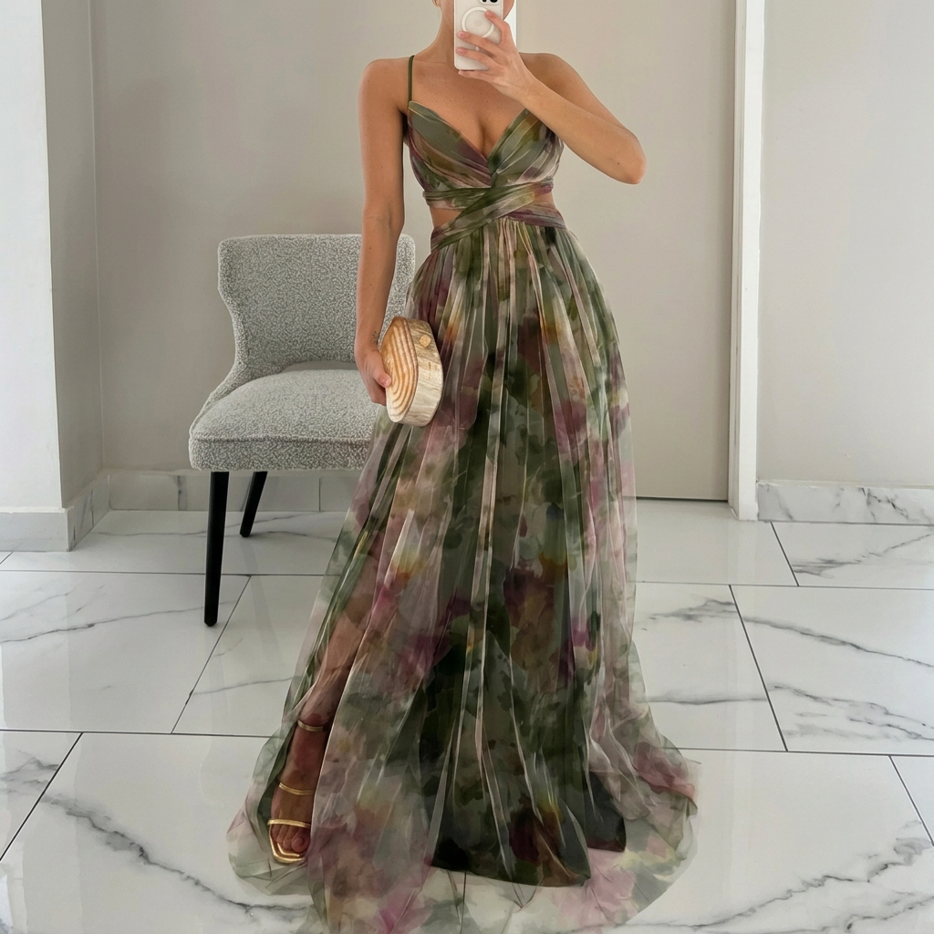 Juliette - Robe Maxi Fleurie