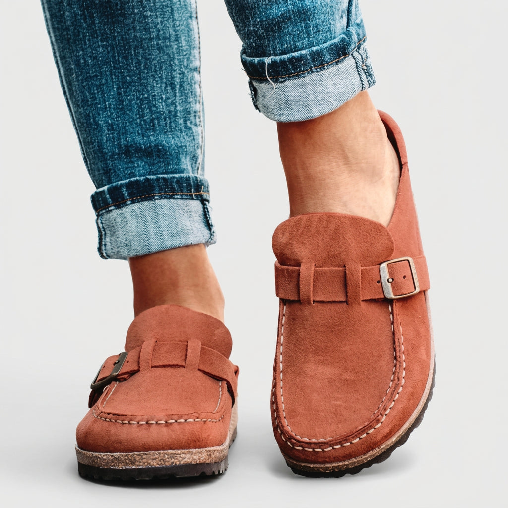 Clara - Mocassins Élégants Daim