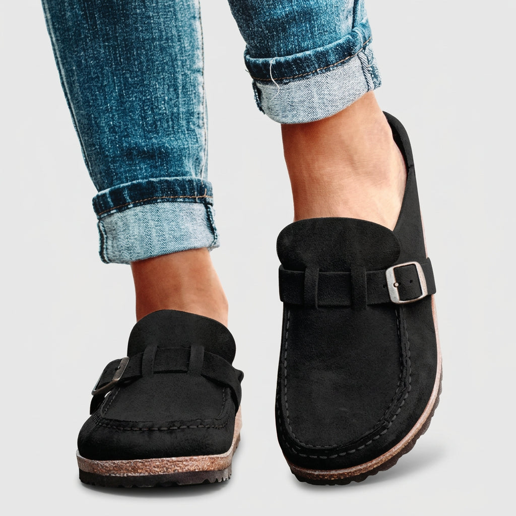 Clara - Mocassins Élégants Daim