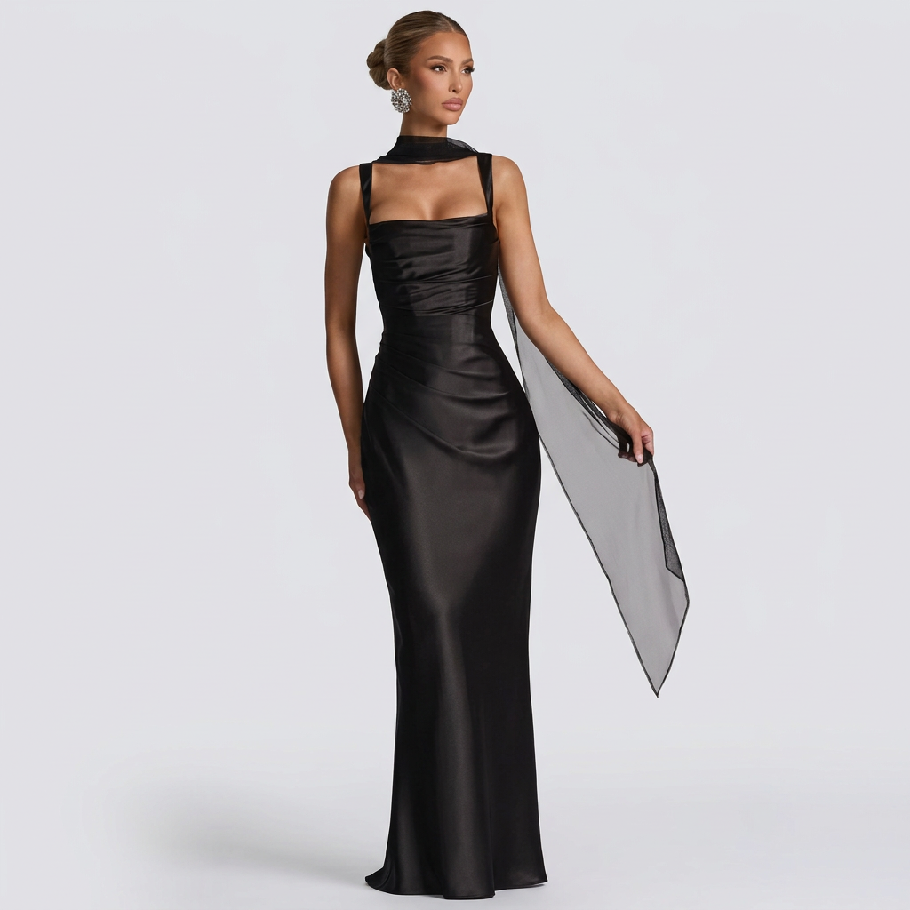 Justine - Robe Maxi Élégante