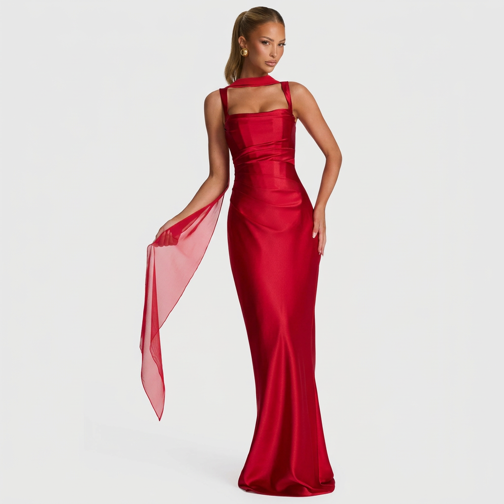 Justine - Robe Maxi Élégante