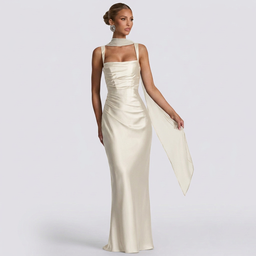 Justine - Robe Maxi Élégante