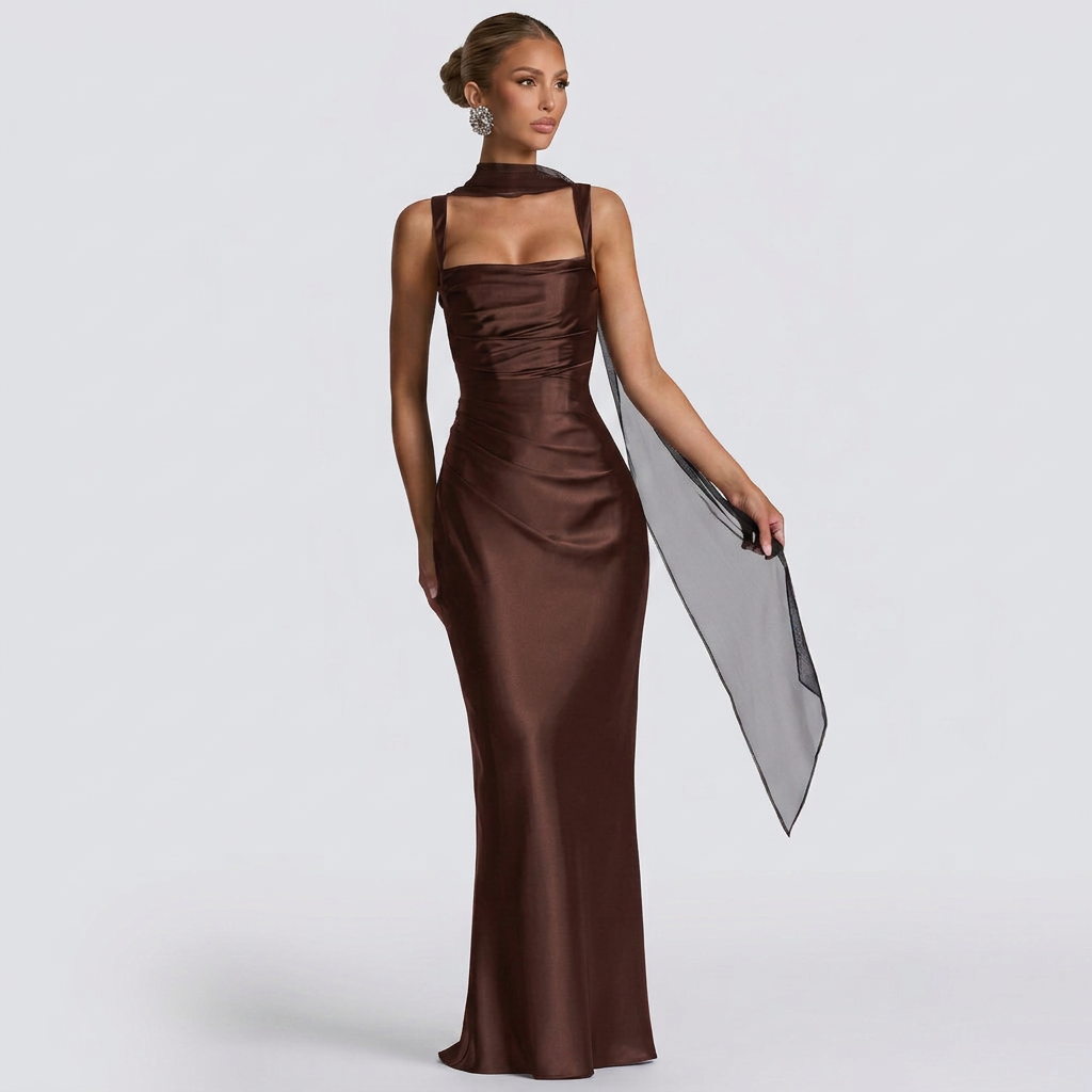 Justine - Robe Maxi Élégante