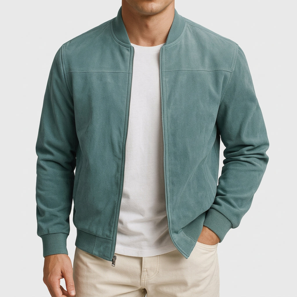 Anaïs - Veste Bomber Suédine