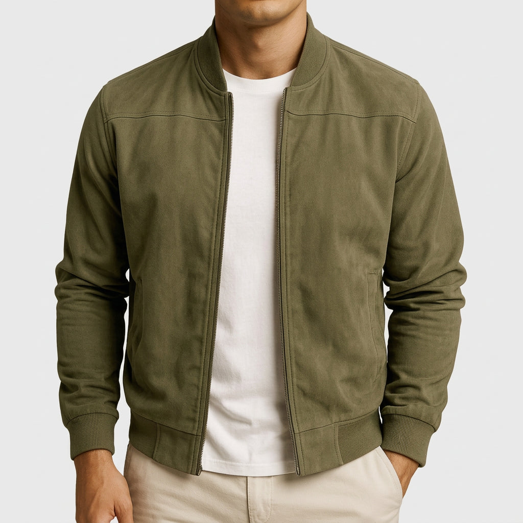 Anaïs - Veste Bomber Suédine
