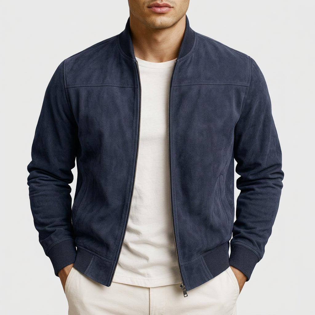 Anaïs - Veste Bomber Suédine