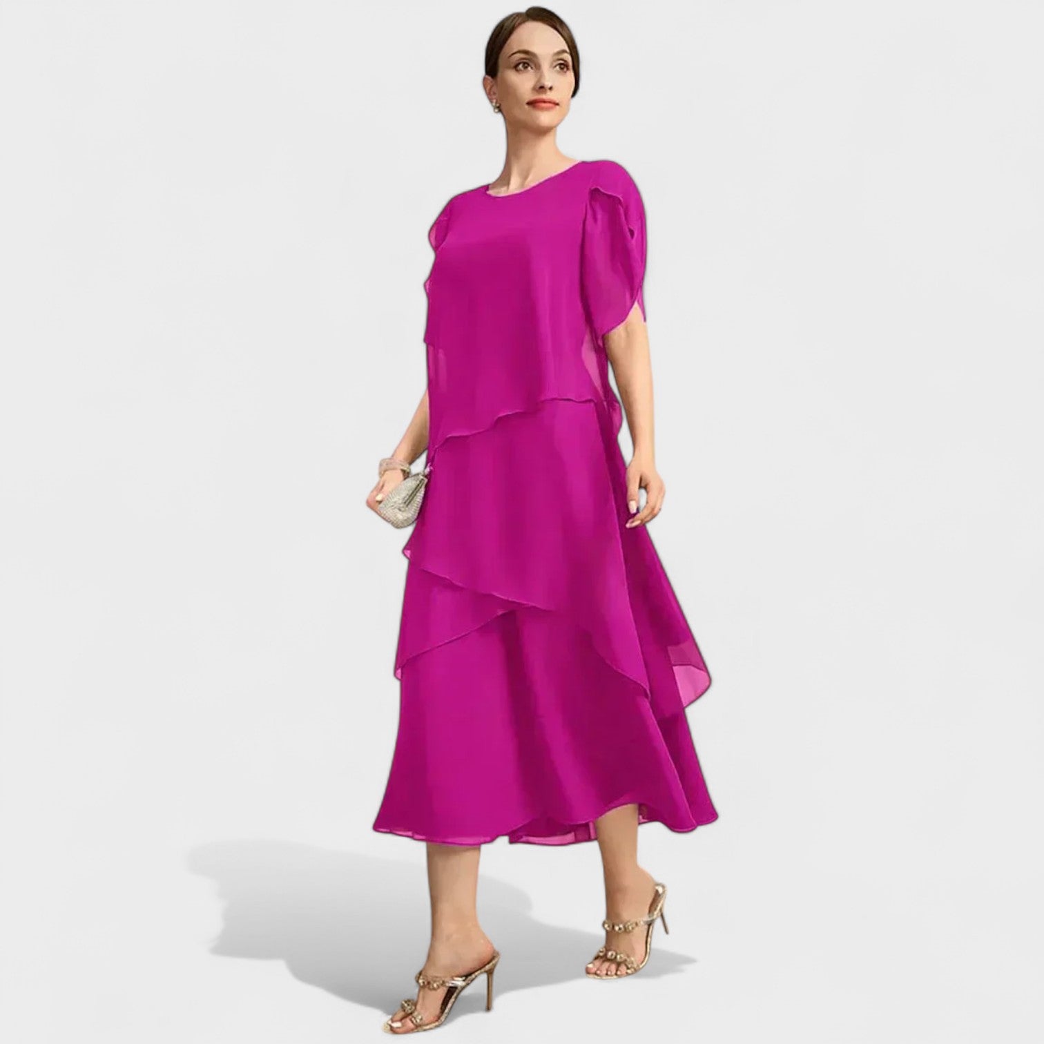 Maëlle - Robe Élégante Georgette
