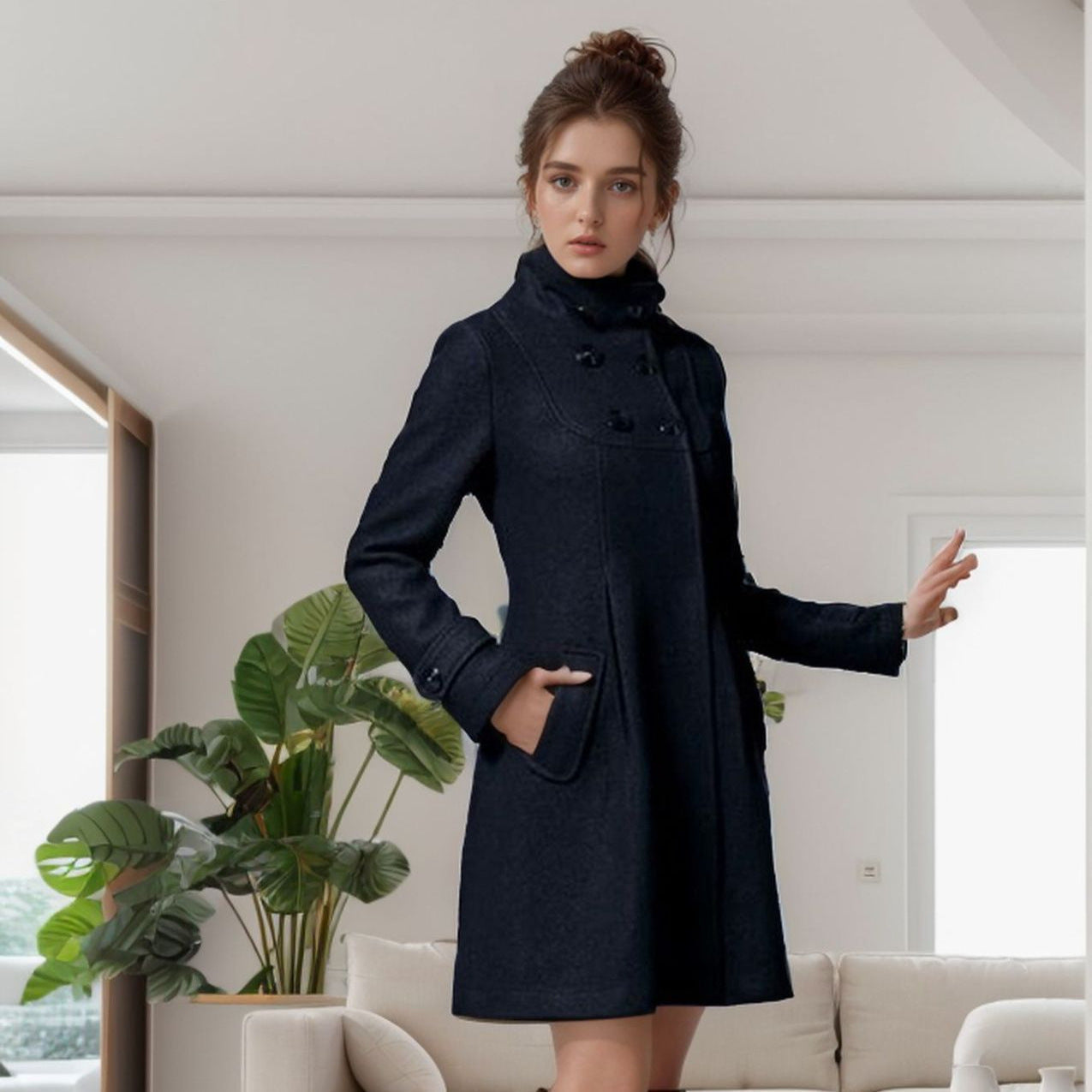 Valentine - Manteau Élégant Chic