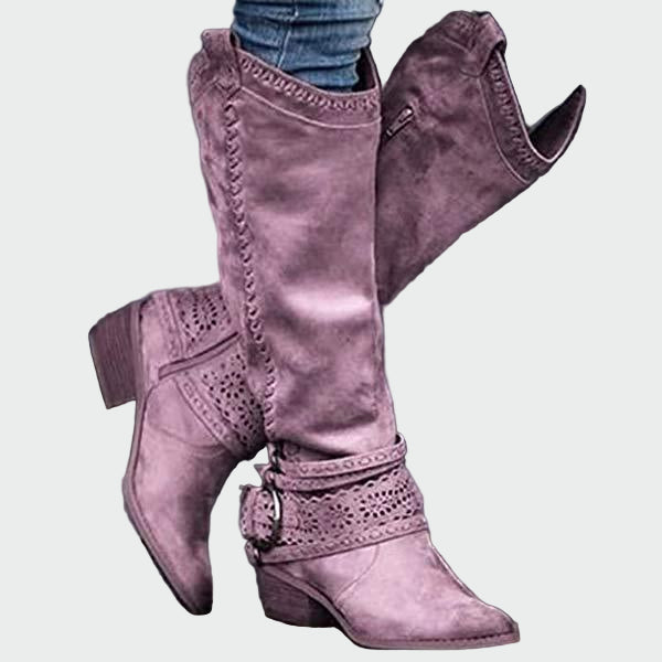 Clara - Bottes Cowboy Beige