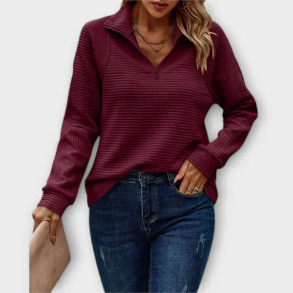 Inès - Pull Élégant Tricot