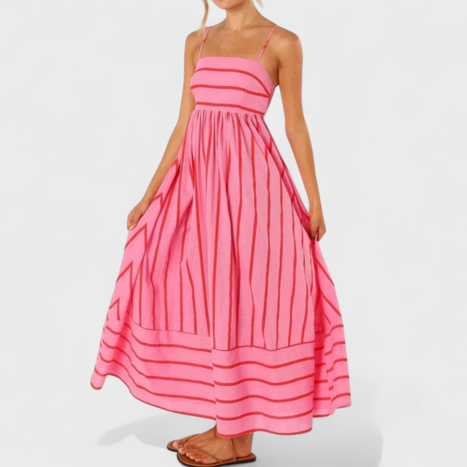 Inès - Robe Longue Élégante