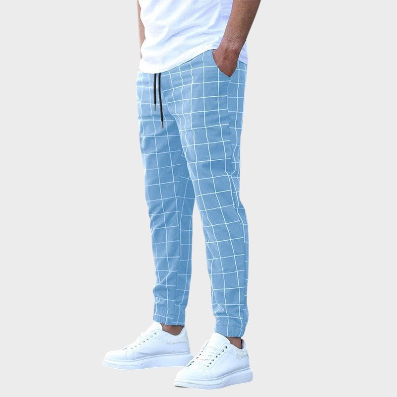 Zoé - Pantalon Carreaux Élégant