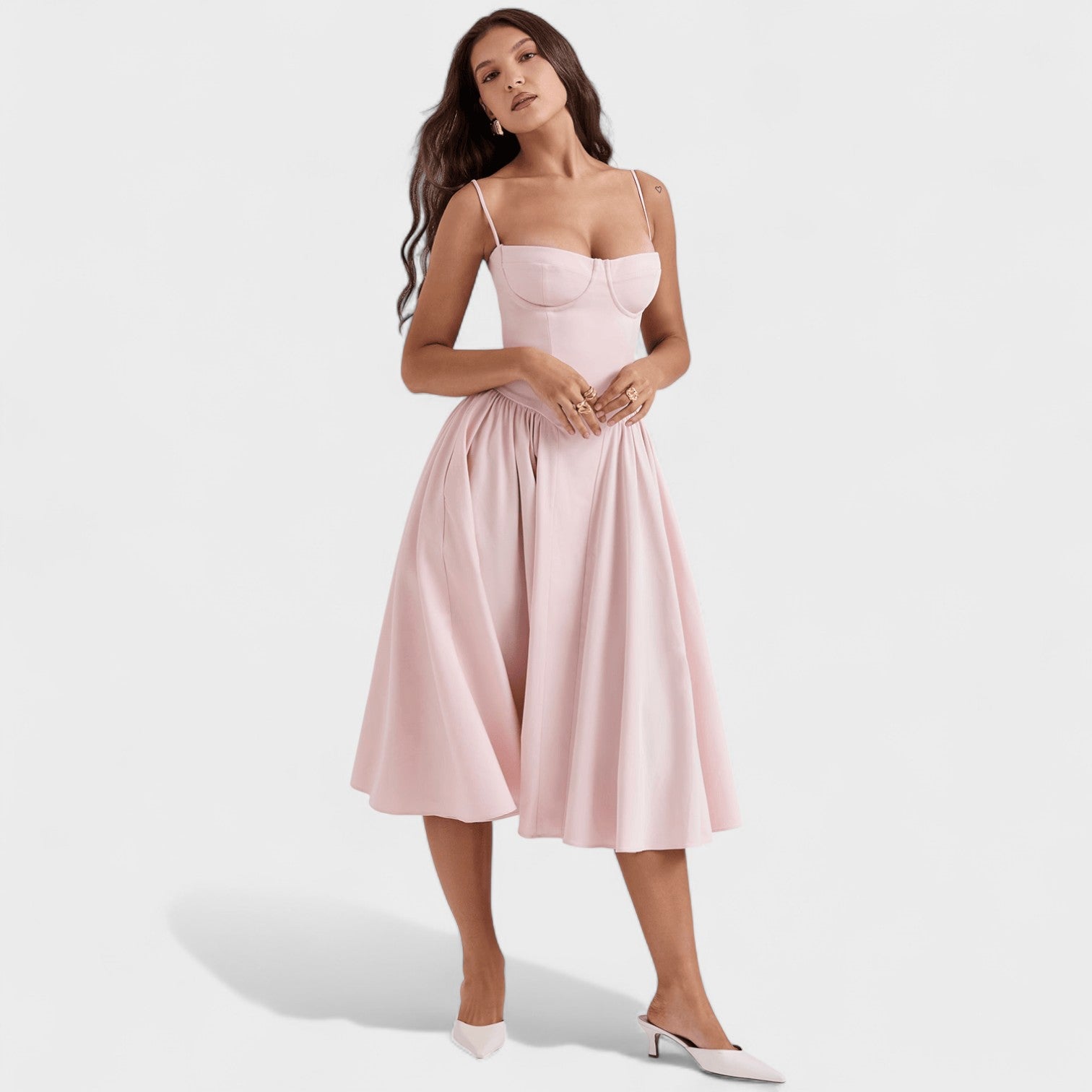 Maëva - Robe Midi Corset
