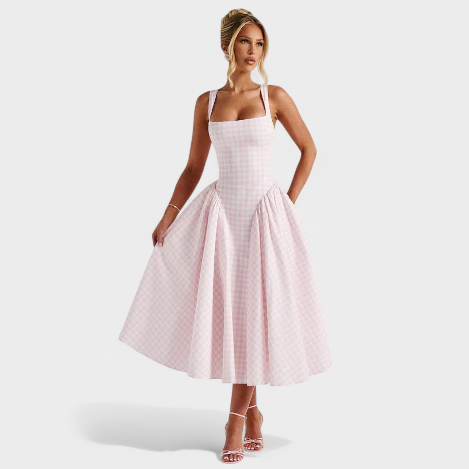 Justine - Robe Midi Vichy