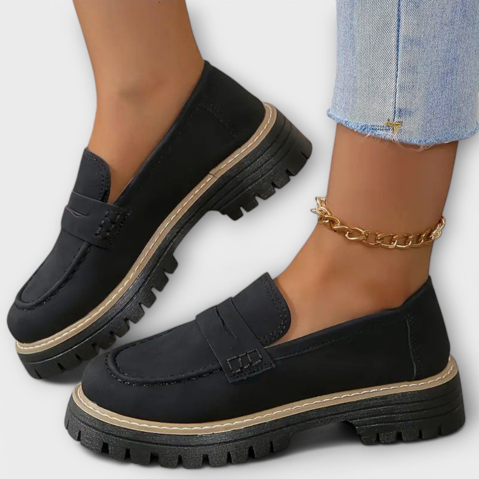 Sarah - Mocassins Rétro