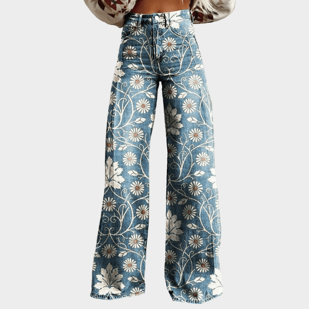 Anaïs - Pantalons Évasés Jean