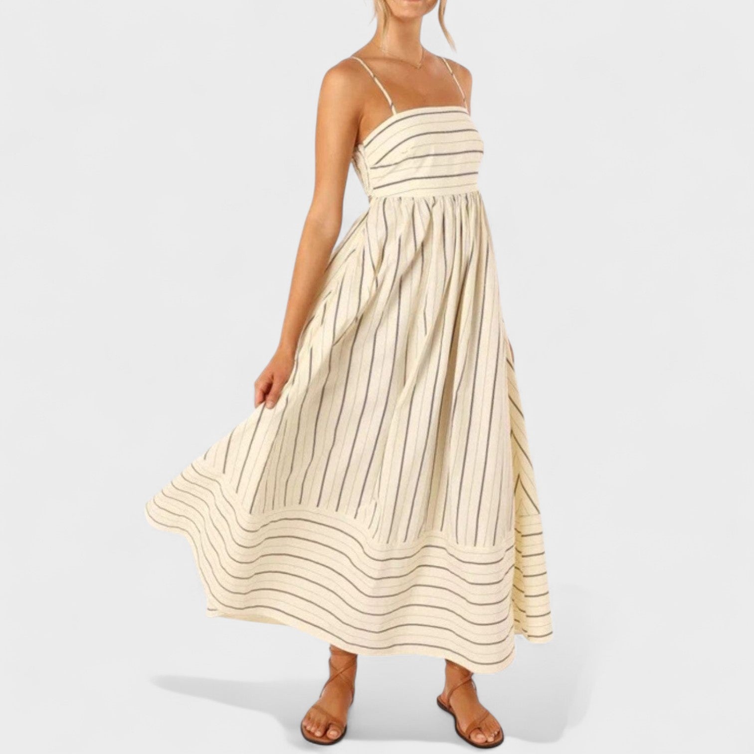 Inès - Robe Longue Élégante