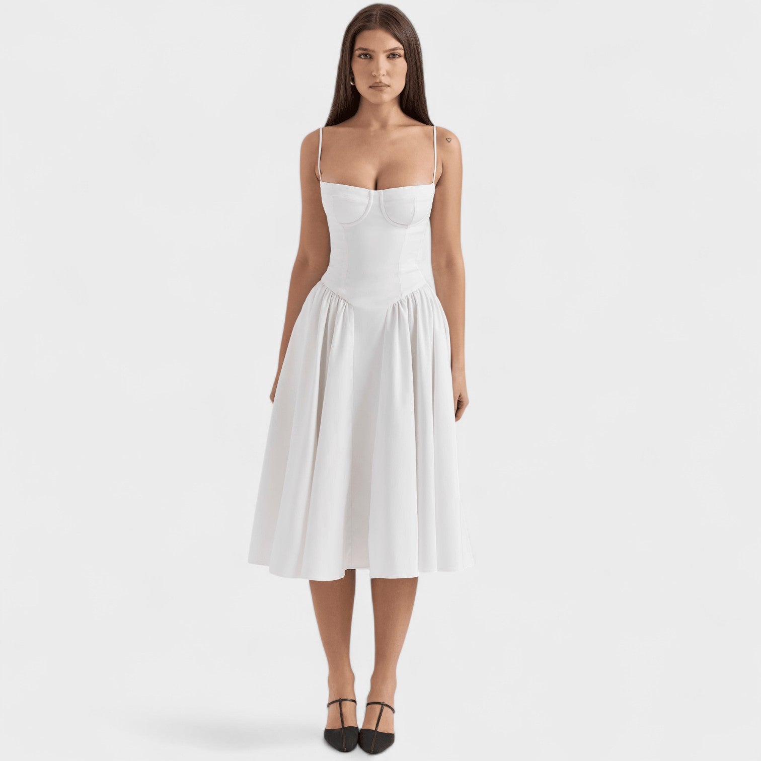 Maëva - Robe Midi Corset